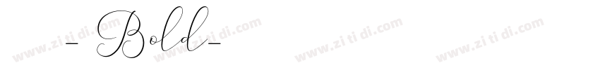 拾陆字濑户20-1 Bold字体转换
